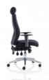 Onyx Black Fabric With Headrest With Arms OP000094