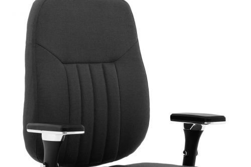 Barcelona Deluxe Black Fabric Operator Chair OP000242