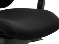Chiro Plus Chair Black with Arms and Headrest PO000002