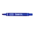 Pentel N60 Permanent Marker Chisel Tip 3.9-5.7mm Line Blue (Pack 12)