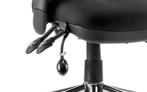 Chiro High Back Chair with Arms Black OP000006
