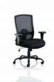 Portland HD Chair Black Mesh With Arms OP000106