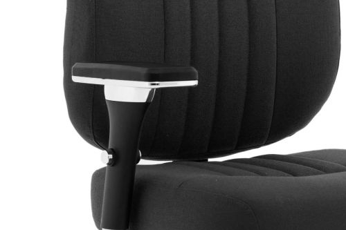 Barcelona Deluxe Black Fabric Operator Chair OP000242