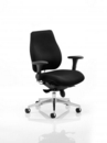 Chiro Plus Chair Black with Arms PO000001