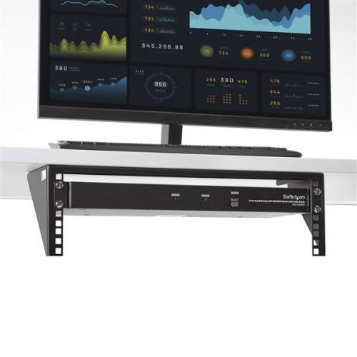 3U 19in Vertical Wall Mount Rack Bracket