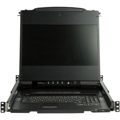 17in Dual Rail Rackmount KVM Console