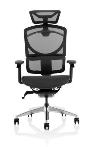Ergo Click Plus Chair Black Mesh with Headrest PO000063