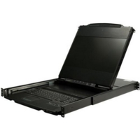 17in Dual Rail Rackmount KVM Console