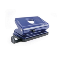 Rapesco 810 2-Hole Metal Punch 12 Sheets - Blue