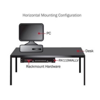 4U 19in Steel Wall Mount Rack Bracket