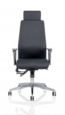Onyx Black Fabric With Headrest With Arms OP000094