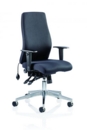 Onyx Black Fabric Without Headrest With Arms OP000095