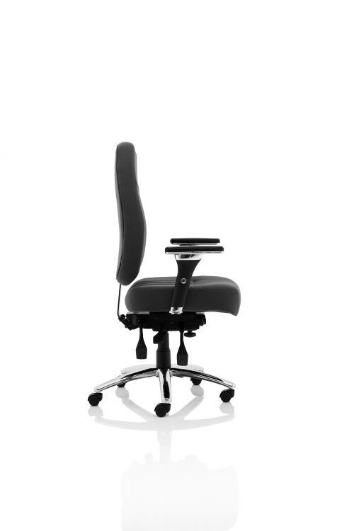 Barcelona Deluxe Black Fabric Operator Chair OP000242