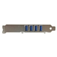 4 Port PCIe USB 3.0 Controller Card UASP