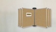 Bi-Office Wall Mounted Structure for Flipping Boards Magnetic