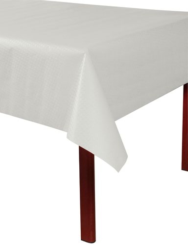 Exacompta Roller Tablecloth Embossed Paper 20m Cut To Size White R912001I