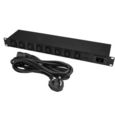 1U 8 Port RackMount PDU with C13 Outlets