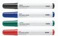 Bi-Office Dryerase Whiteboard Marker Bullet Tip Assorted Colours (Pack 4)