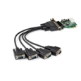 PCIe Low Pofile RS232 Card Asix AX99100