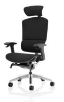 Ergo Click Plus Chair Black FabriMesh With Headrest PO000062