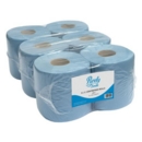 Purely Smile Centrefeed Roll 2Ply Blue (Pack 6) PS1214