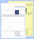 Sage Compatible 2 Part Collated Invoice White/Yellow (Pack 500) SE82