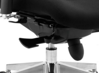 Chiro Plus Chair Black with Arms and Headrest PO000002