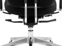 Chiro Plus Chair Black with Arms and Headrest PO000002