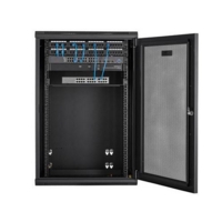 18U Wall Mount Rack Cabinet with Hinge