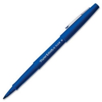 Paper Mate Flair Fibre Tip Pen 0.8mm Line Blue (Pack 12)
