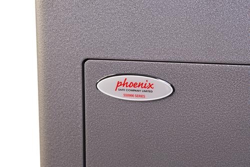 Phoenix Cash Deposit Size 3 Security Safe Finger Print Lock Graphite Grey SS0998FD