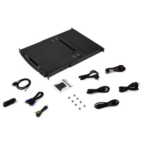 17in Dual Rail Rackmount KVM Console