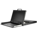 1U 17in VGA Rackmount HD KVM Console