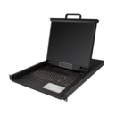 8 Port 1U 19in Rack Mount KVM Console