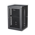 18U Wall Mount Rack Cabinet with Hinge