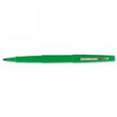 Paper Mate Flair Fibre Tip Pen 0.8mm Line Green (Pack 12)