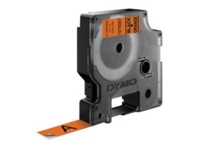 Dymo D1 Label Tape 24mmx7m Black on Yellow