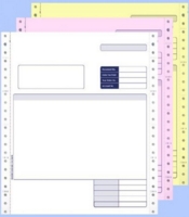 Sage Compatible 3 Part Continuous Invoice White/Pink/Yellow (Pack 750) SE03
