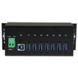 Startech Rugged Metal 7 Port USB3.0 Hub DIN Rail