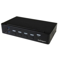 USB 3.0 4K 4 Port DisplayPort KVM Switch