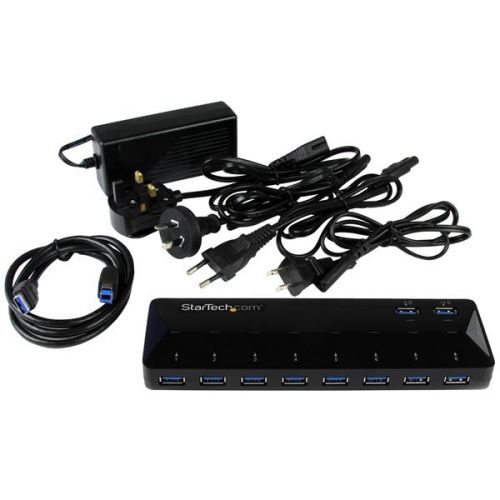 Startech 10 Port USB 3.0 Hub with 2 x 1.5A Ports