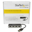 Startech 4 Port Portable USB 2.0 Hub with Cable