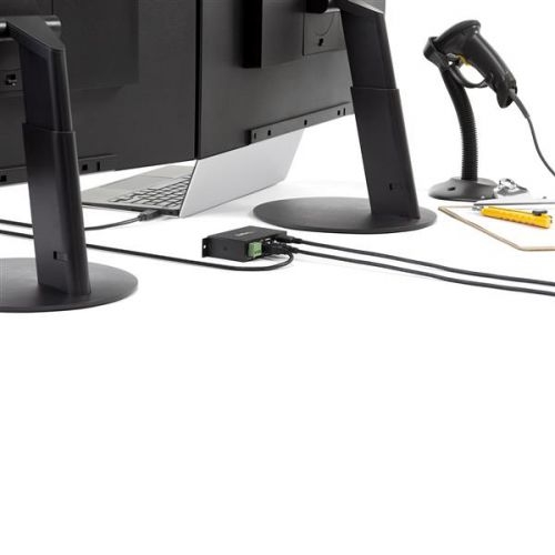 Mountable 4 Port Rugged Ind USB Hub ESD