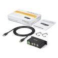 Mountable 4 Port Rugged Ind USB Hub ESD
