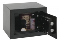 Phoenix Compact Home Office Security Safe Key Lock Black