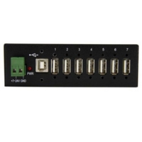 Mountable Rugged Ind 7 Port USB Hub ESD