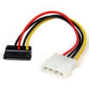 StarTech 6in 4 Pin to Left Angle SATA Power Cable