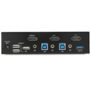 Startech KVM Switch 2 Port DP 4K60 USB 3.0