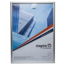 Photo Album Co Inspire for Business Poster/Photo Snap Frame A1 Aluminium Frame Plastic Front Silver