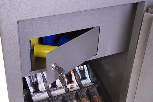 Phoenix Cash Deposit Size 3 Security Safe Finger Print Lock Graphite Grey SS0998FD